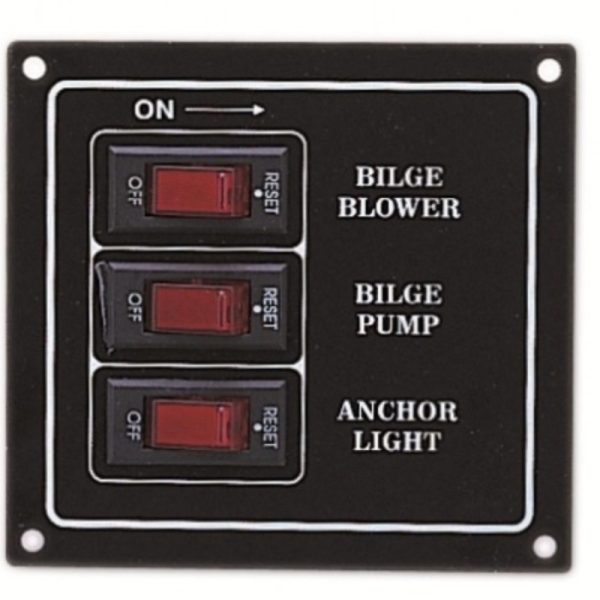 3-Gang Switch Panel AAA