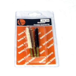 3 Piece Rifle brush set in blister pack 6.5×55