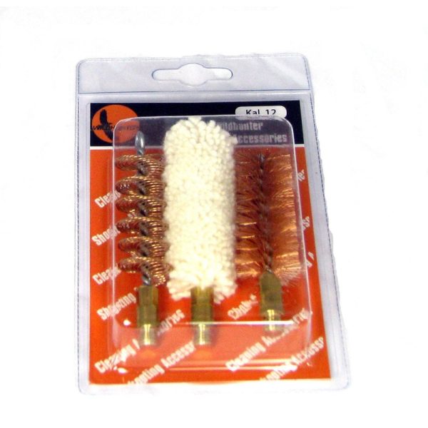 3 Piece Shotgun brush set in blister pack 16G