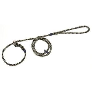 3 Strand Dog Lead | Braided Slip Lead | Rubber Stop | 8mm | 1.5m