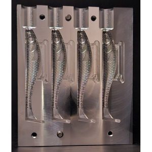 4″ DR Swimbait Mold Top Injection