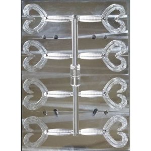 4″ Heart-Throb Hula Grub Bait Mold
