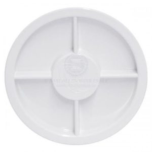 4″ Inspection Port White Lid Only