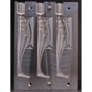 5″ DR Swimbait Mold Top Injection