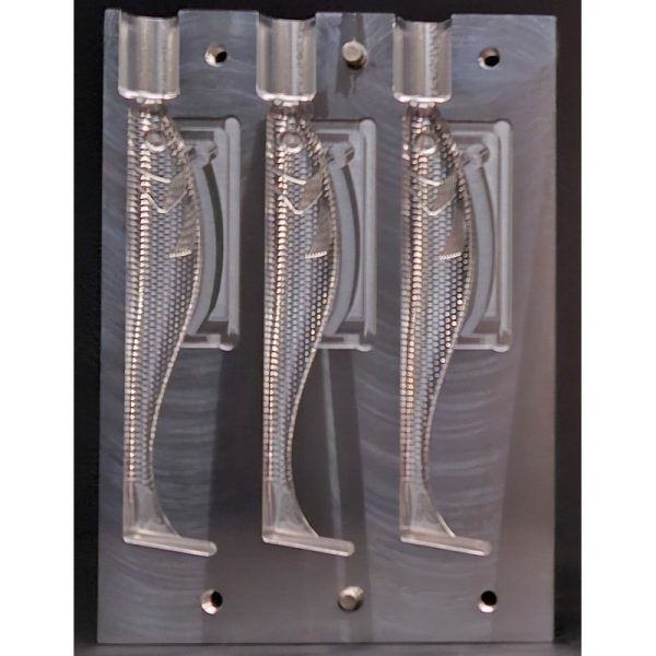 5″ DR Swimbait Mold Top Injection