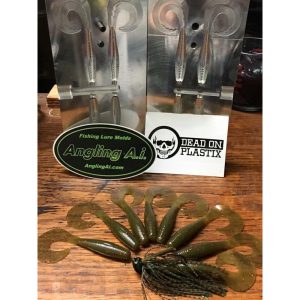 5″ Single Tail Grub Bait Mold