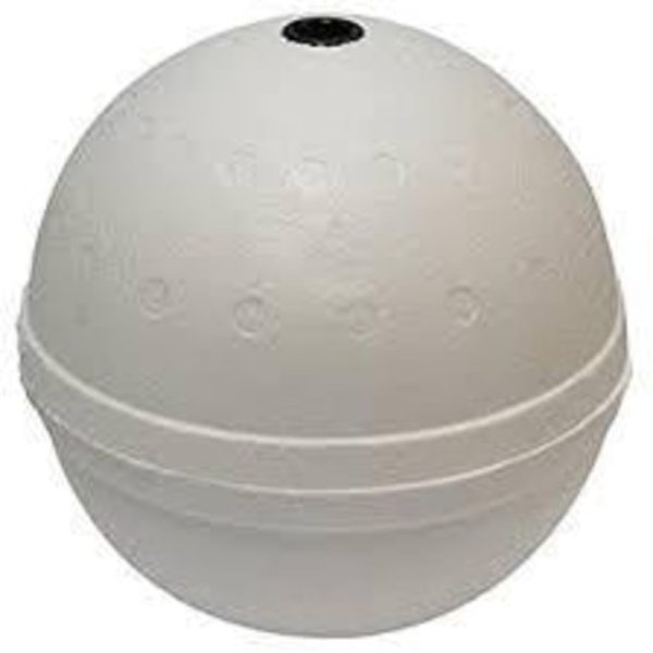6″ White Poly Floats