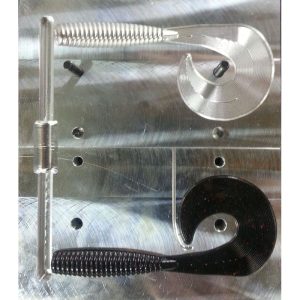 8″ Single tail Grub Mold