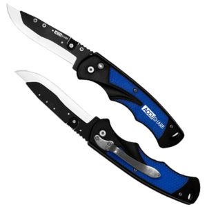 AccuSharp | Replaceable Blade Razor Knife 3.5″ Folding Blade | Royal Blue