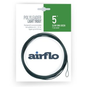Airflo Polyleaders  5′ Light Trout