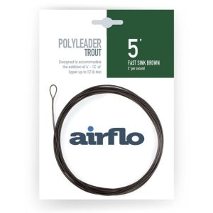 Airflo | Trout Polyleader | 5’Fast Sinking Brown