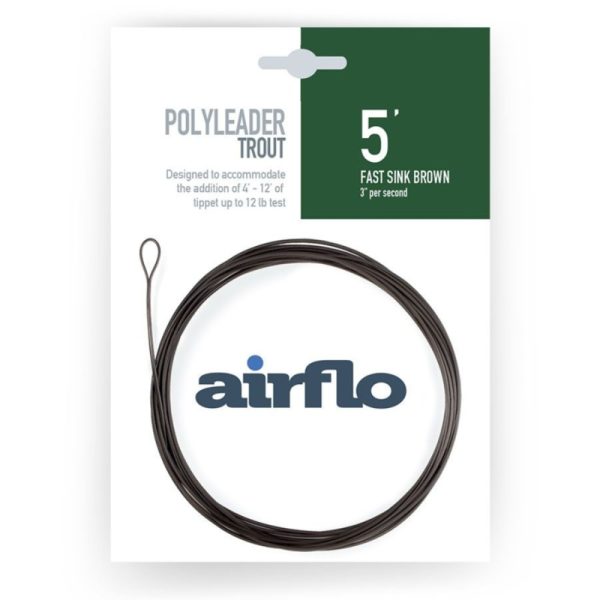 Airflo | Trout Polyleader | 5’Fast Sinking Brown