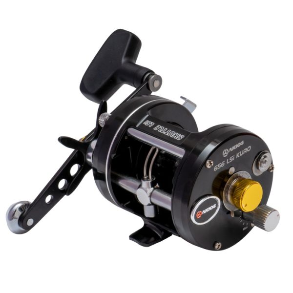 Akios Shuttle 656 LSi KURO Levelwind Multiplier Reel