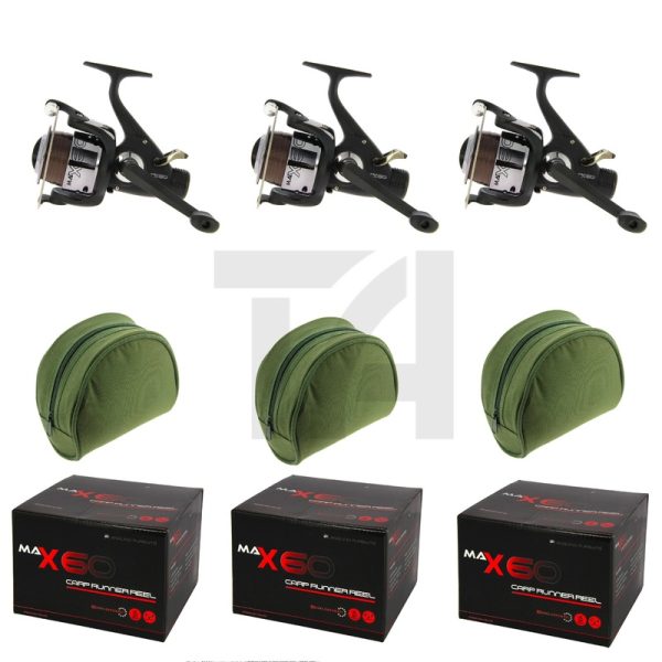Angling Pursuits Max 60 Carp Reel (3pk) Free Reel Case