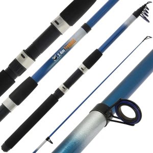 Angling Pursuits Trekker Telescopic – 8ft (2.4m) Telescopic Fishing Rod (Glass)