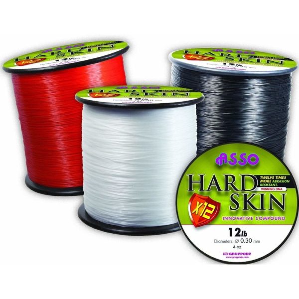 Asso Hard Skin Line 4oz Spool White
