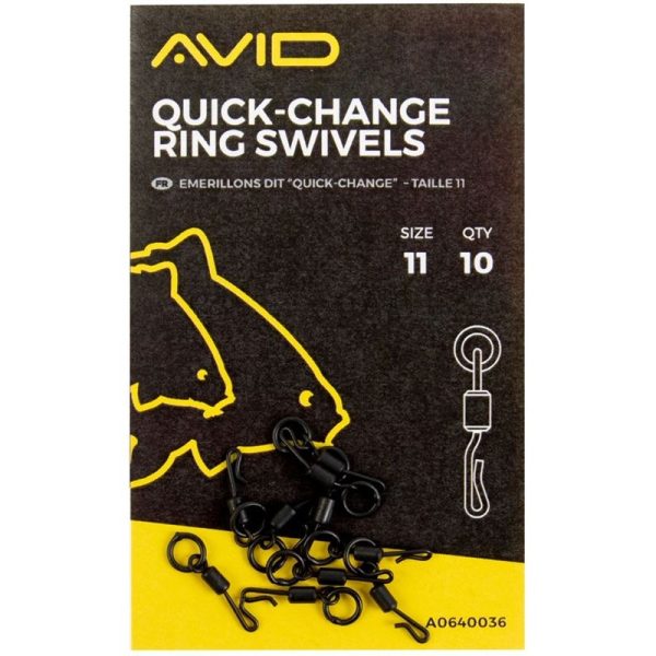 Avid Carp Quick-Change Ring Swivels