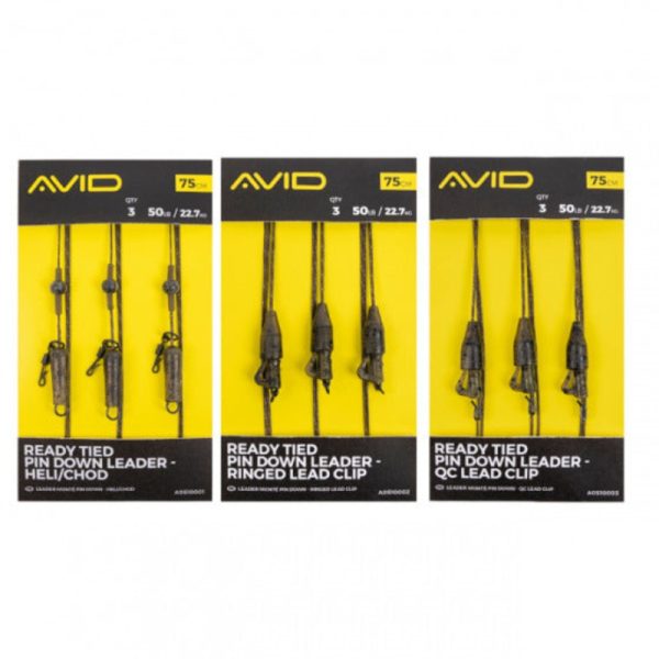 Avid Carp Ready Tied Pin Down Leader
