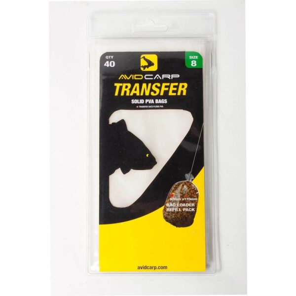 Avid Carp Transfer Solid PVA Bags ** 5 & 6 clearout **