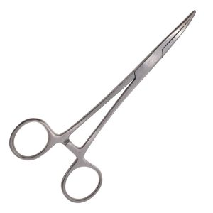 AXIA Forceps | 6″ Curved | Stainless