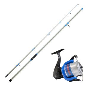 AXIA Phoenix Beachcaster 12′ Rod & 7000FD Reel with 20lb Line