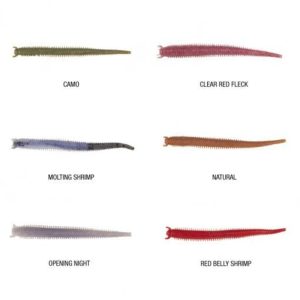 Berkley Gulp Fat Hollow Sandworm Soft Plastic 4′