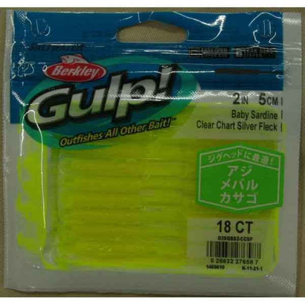 Berkley Gulp! Saltwater Baby Sardine LRF Lures