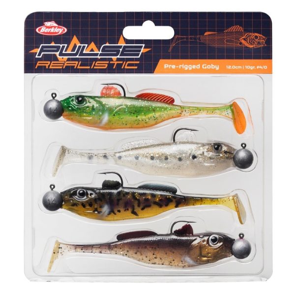 Berkley Pulse Realistic Goby Prerigged 7cm 7g 4 Pce