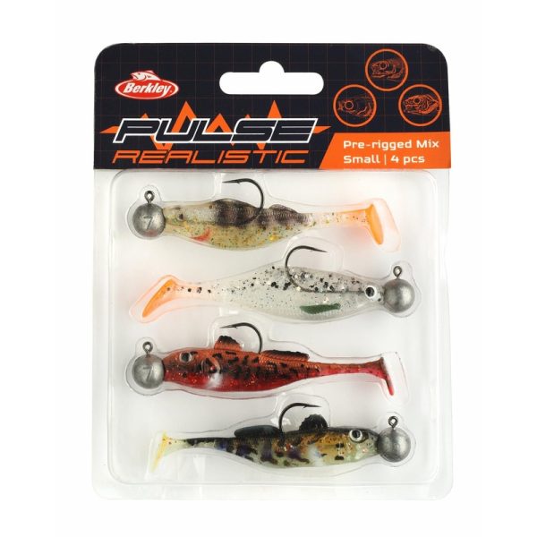 Berkley Pulse Realistic Mix Medium 4 Pce