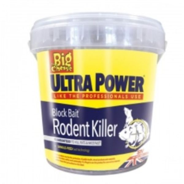Big Cheese | Ultra Power Block Bait Rodent Killer | 15 X 20G