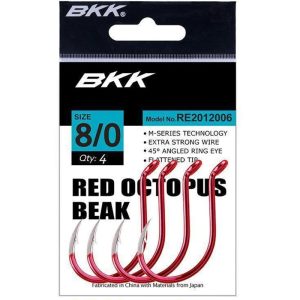 Bkk Red Octopus Beak Fishing Hook