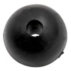 Black Rubber Shock Bead – D