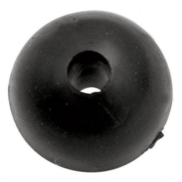 Black Rubber Shock Bead – D