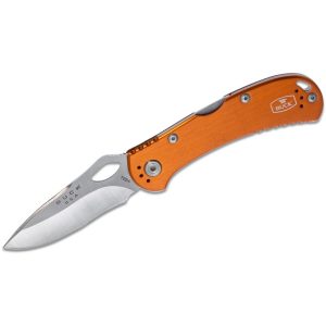 Buck | 722 Spitfire Knife | Non-Serrated | Orange | Spring Assisted Knife