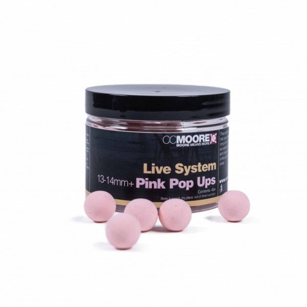 C C Moore Live System Pink Pop-Ups 13-14mm