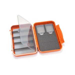 C&F Medium 2-Row Waterproof Tube Fly Case With 5 Compartments (CF-2405H)