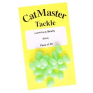 CatMaster Luminous Oval Beads Green 5mm x 8mm