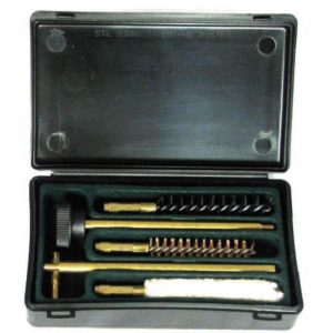 Cleaning Kit for .22 pistol in case , 2 pce rods