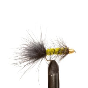 Conehead Wooly Bugger – Black/ Olive
