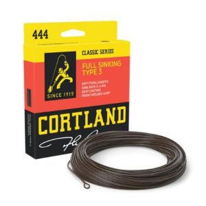 Cortland 444 | Full Sinking Type 3 Fly Line | Brown