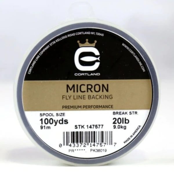 Cortland | Micron Fly Line Backing | 91m | 9.0kg