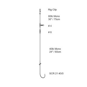 Cox & Rawle Cod / Bass Rig | Pulley Rig | Size #3/0
