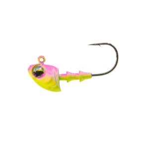 Crappie Jig Heads – Pink Treuse