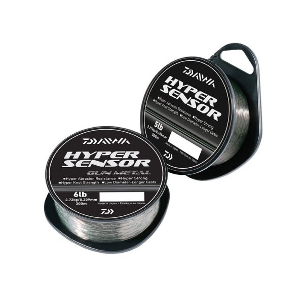 Daiwa Hyper Sensor Monofilament Line 300m Gun Metal