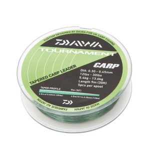 Daiwa Tapered Carp Leader 12-30lb