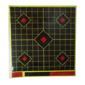 | Diamond Shooting Target Set Yellow Burst | 12 x 12″ | 10 Pcs