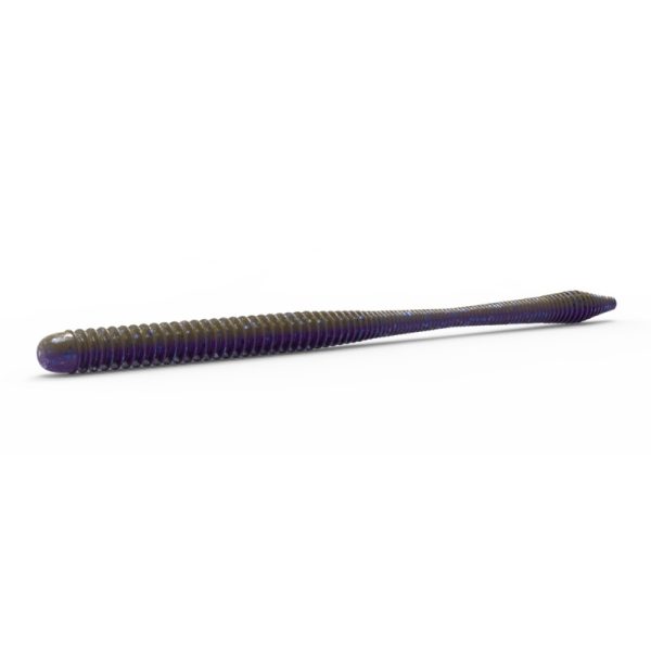 Divine Shakey Worm 9.5″ – Blue Fleck Melon Magic
