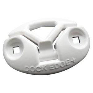Dock Edge | Folding Cleat Aluminium | White | 3″