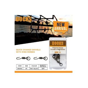 Docks Q/Change Ring Swivel Ronnie
