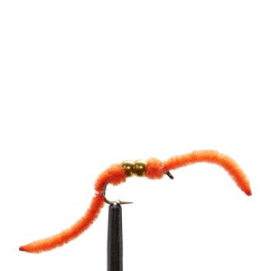Double Bead Ultra Worm Fluorescent Orange